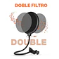 Filtro Anti-pop Metal Flexible Doble Malla Para Micrófonos - thumbnail 2