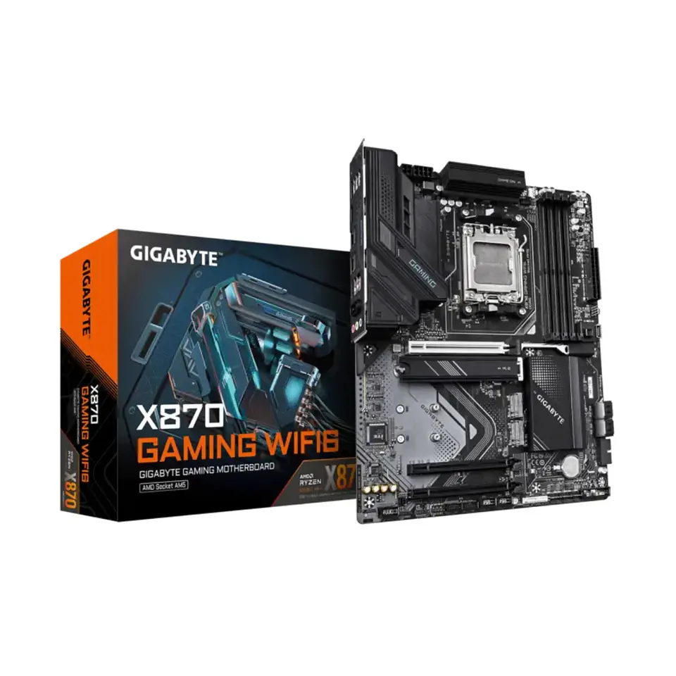 Placa Madre Gigabyte X870 GAMING WIFI6, AM5 DDR5, PciE-5 1