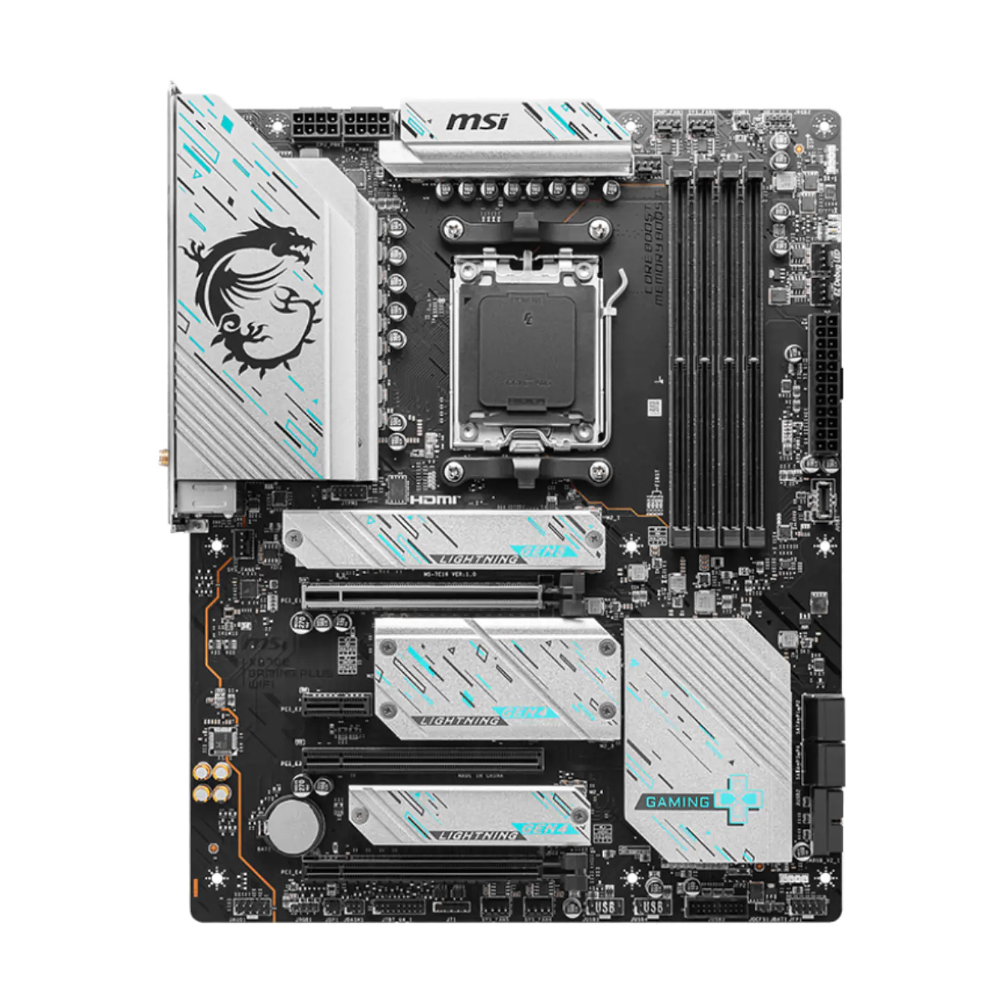 Placa Madre MSI X670E GAMING PLUS WIFI AM5 Ryzen, ATX, DDR5 2