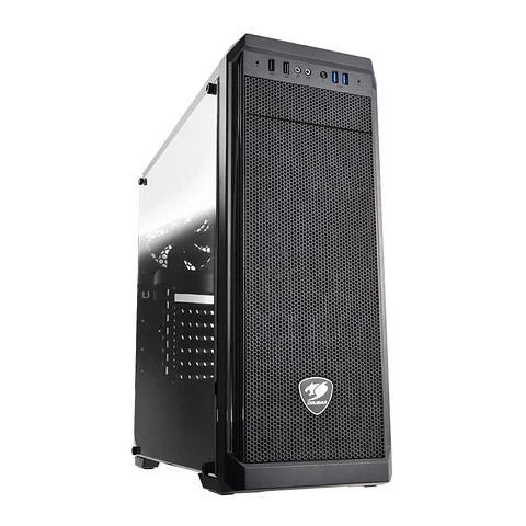 GABINETE COUGAR  MX330-G MID-TOWER TOTAL TRANSPARENTE