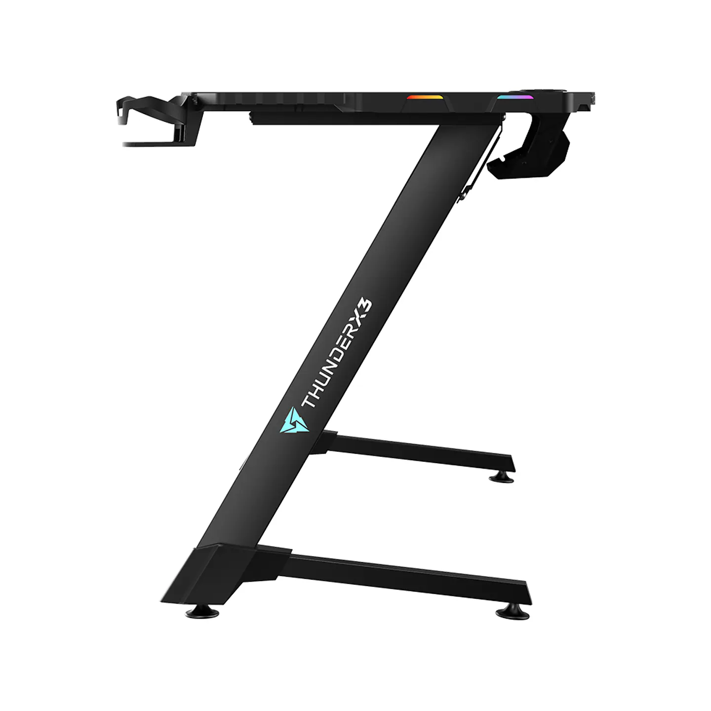 Escritorio Gamer Con Led Rgb Thunder 158 x 60cm 4