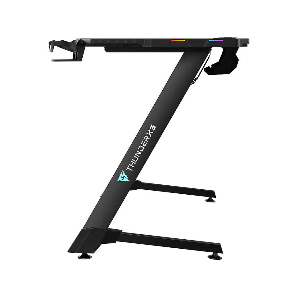 Escritorio Gamer Con Led Rgb Thunder 158 x 60cm 4