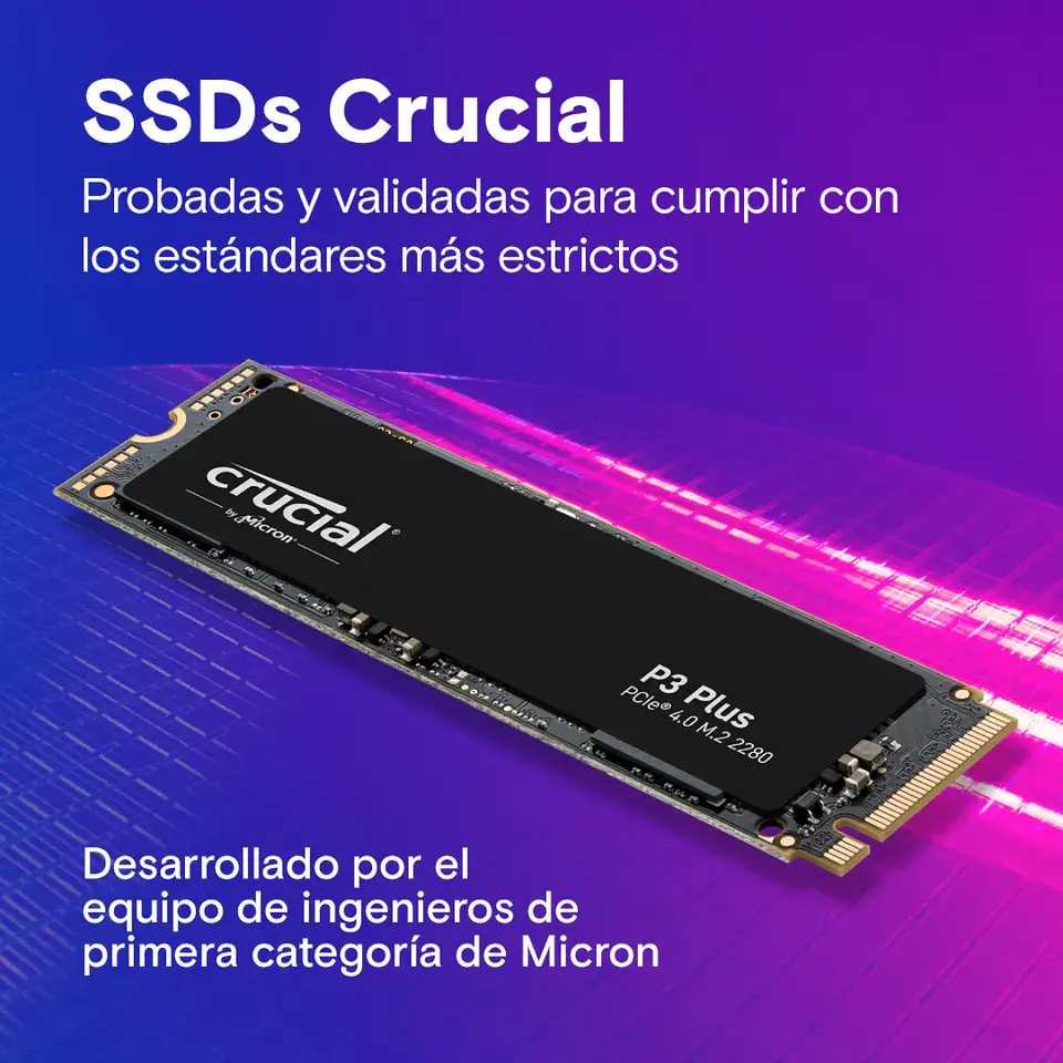 Disco Solido SSD Crucial P3 PLUS 4TB M.2 PciE-4 4800MB/s 3