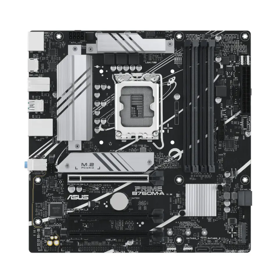 Placa Madre Asus Prime B760M-A, LGA 1700, DDR5, PciE-4, mATX 2