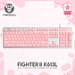 Teclado gamer Fantech Fighter II - K613L - Sakura Edition - thumbnail 3