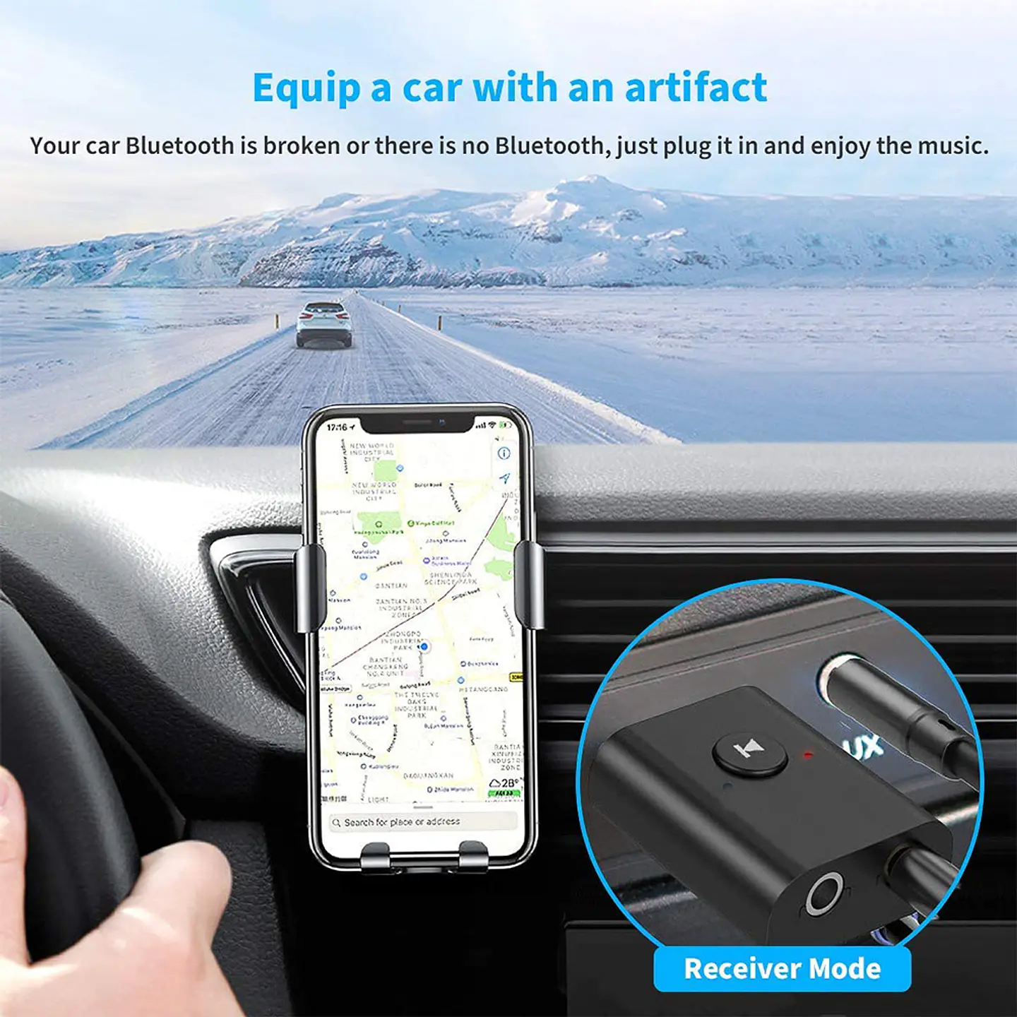 Transmisor y Receptor de Audio Tecnolab, Bluetooth 5.0 5