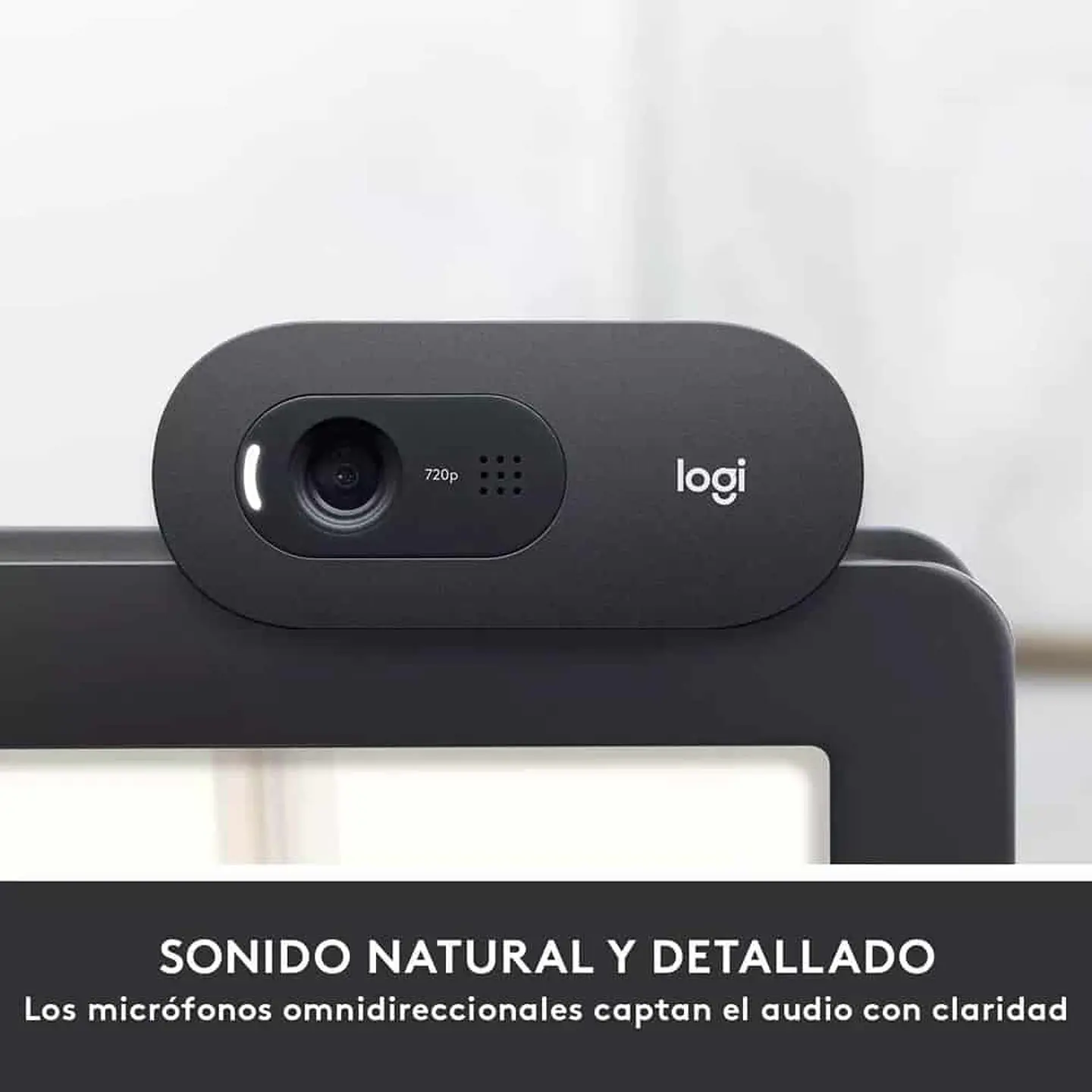 Webcam USB Logitech C505 (720p HD, 30fps, Micrófono, Mac-PC) 4