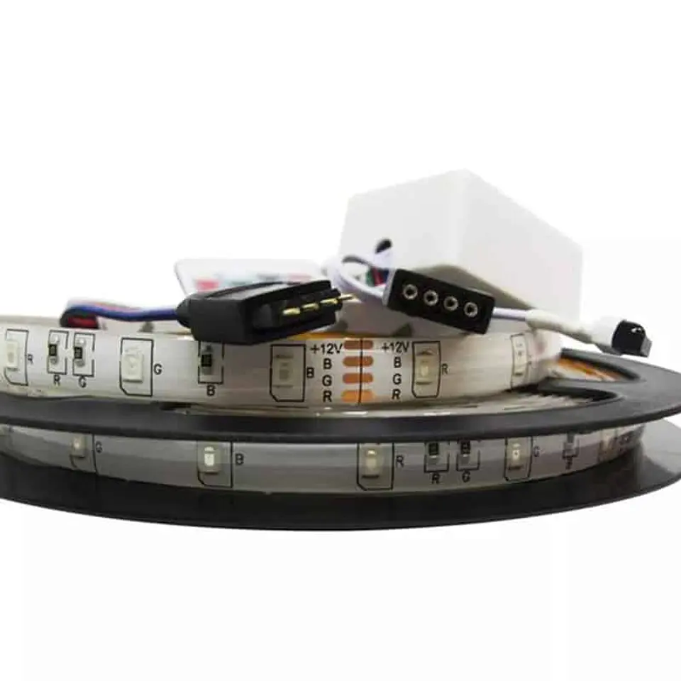 Tira de Luz Led RGB, 5m multicolor 300 led, incluye control 7