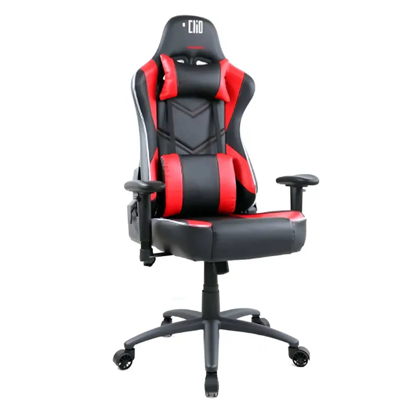 Silla Gamer Clio Nikari RGB, Brazos 2D, Reclinable Rojo / Negro 2