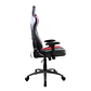 Silla Gamer Clio Nikari RGB, Brazos 2D, Reclinable Rojo / Negro - Thumbnail 3
