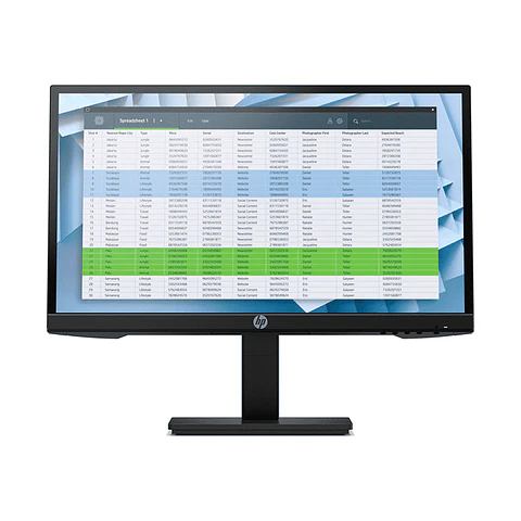 Monitor HP P22h G4 de 21.5“ (IPS, Full HD, 60Hz, VGA+DP+HDMI)