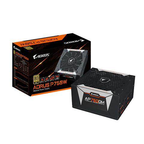 Fuente de Poder 750W AORUS P750W 80+ Plus Gold, Full Modular