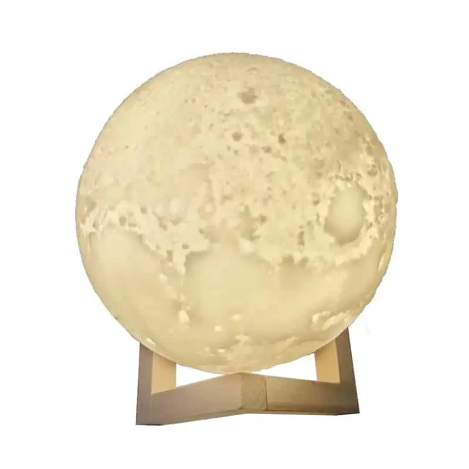 Lámpara diseño Luna 3D Luz Led Usb 2