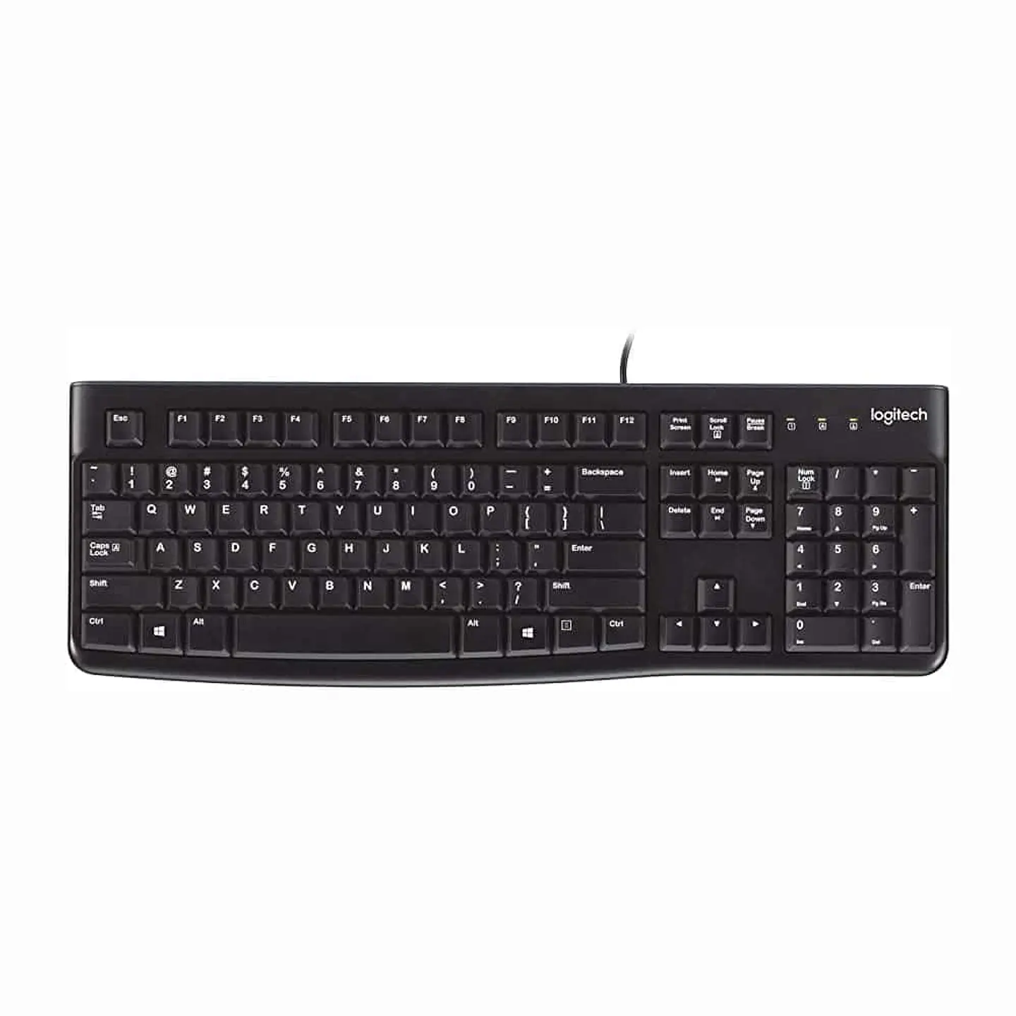 Teclado K120 Logitech , USB, Alámbrico, Negro 1