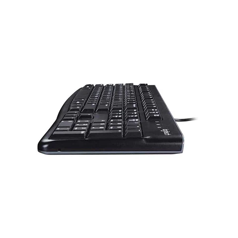 Teclado K120 Logitech , USB, Alámbrico, Negro