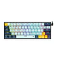 Teclado Mecánico Fantech MK874V2 ATOM63 Skyblue, Red Switch - Thumbnail 1