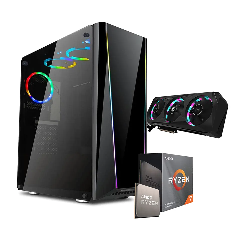 Pc Gamer Predador Ryzen 7 5700X: RX 6700 XT Élite, 1TB SSD Gen 4, 32GB RAM 1