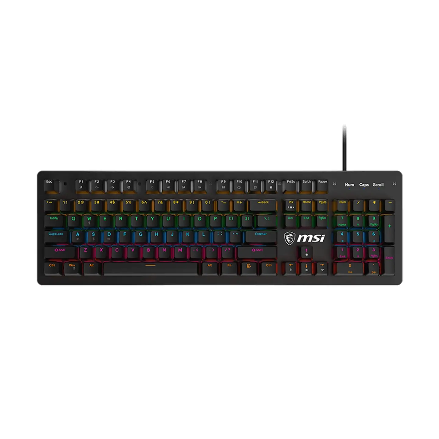 Teclado Gamer Mécanico MSI FORGE GK300, Blue Switch, RGB, US 1