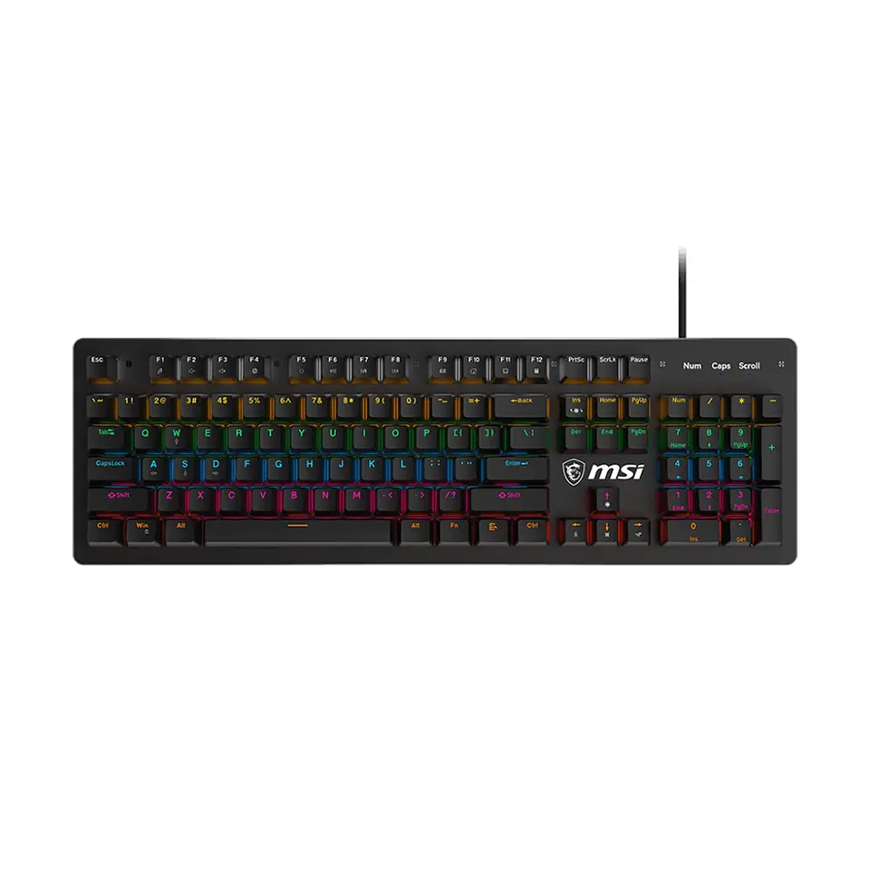 Teclado Gamer Mécanico MSI FORGE GK300, Blue Switch, RGB, US 1