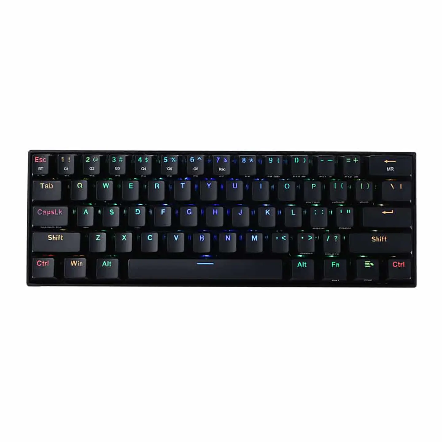 Teclado Mecánico Redragon Draconic K530RGB, Outemu Brown, BT 1