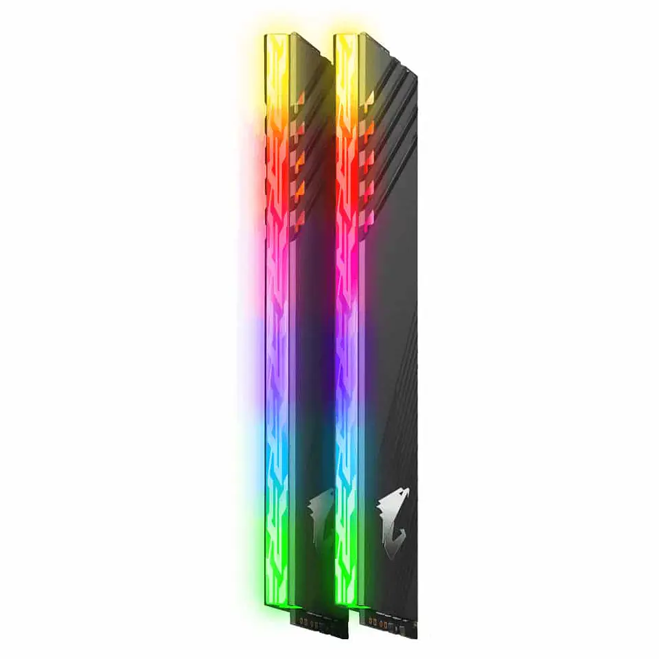 Set Memoria Ram AORUS RGB Memory 16 GB (2x8GB) 3600Mhz DDR4 + 2 RGB Infused Demo Module - Para PC 2