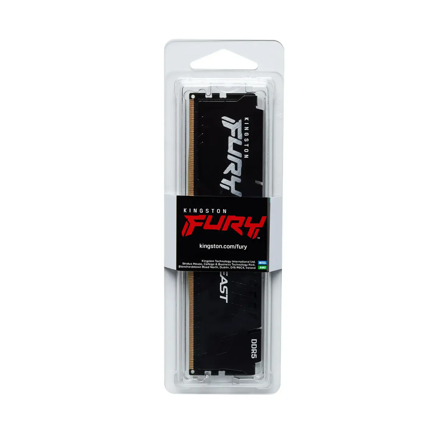Memoria RAM Kingston Fury Beast 8GB DDR5 5600MT/s CL40 DIMM BK 3