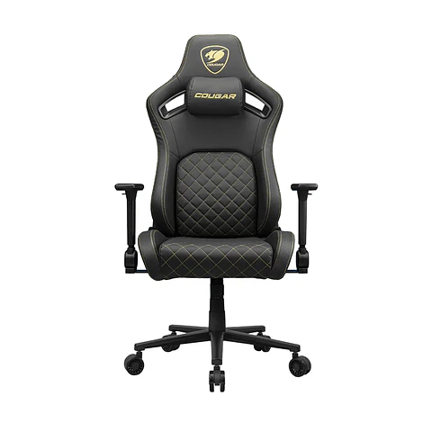 Silla Gamer Gougar Defensor Gold Brazos 4D 155°, Lumbar PushBack