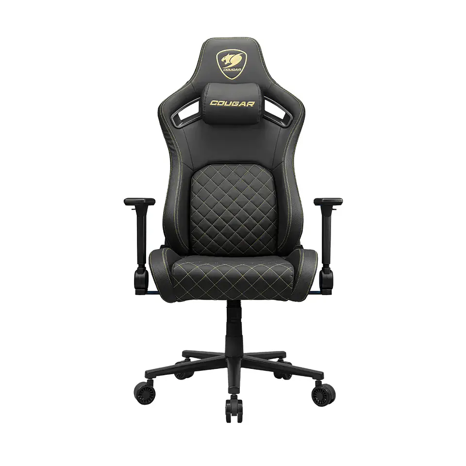 Silla Gamer Gougar Defensor Gold Brazos 4D 155°, Lumbar PushBack 1