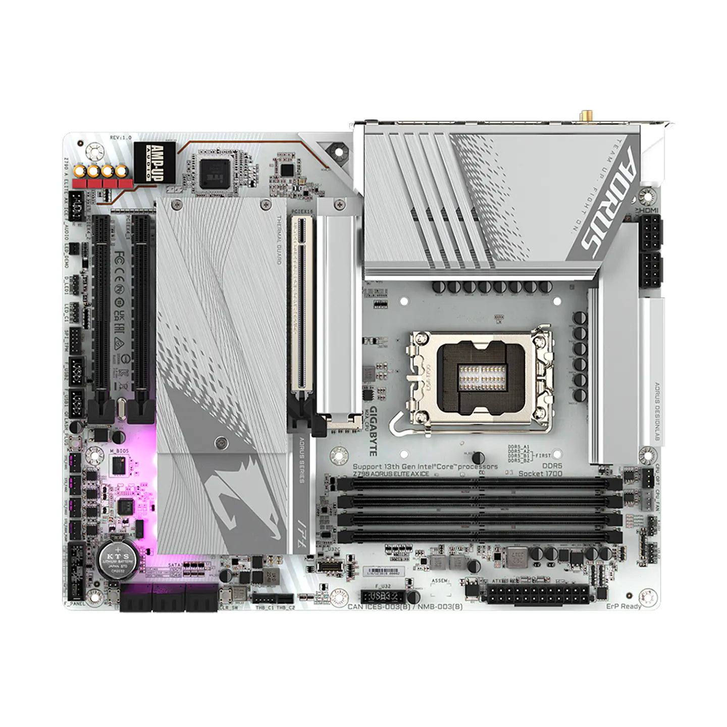 Placa Madre Aorus Z790 Elite AX ICE, LGA1700, DDR5 3