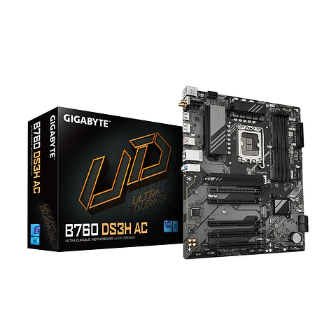 Placa Madre Gigabyte B760 DS3H AC, Intel LGA1700 4xDDR5, ATX