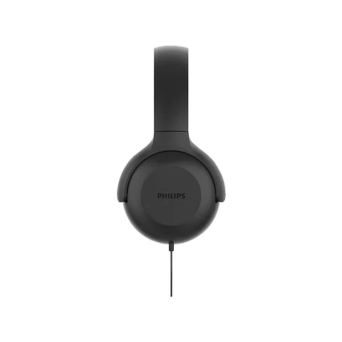 Audífonos Philips con micrófono TAUH201K (Jack 3.5mm, Negro) ideal Pc, Ps4
