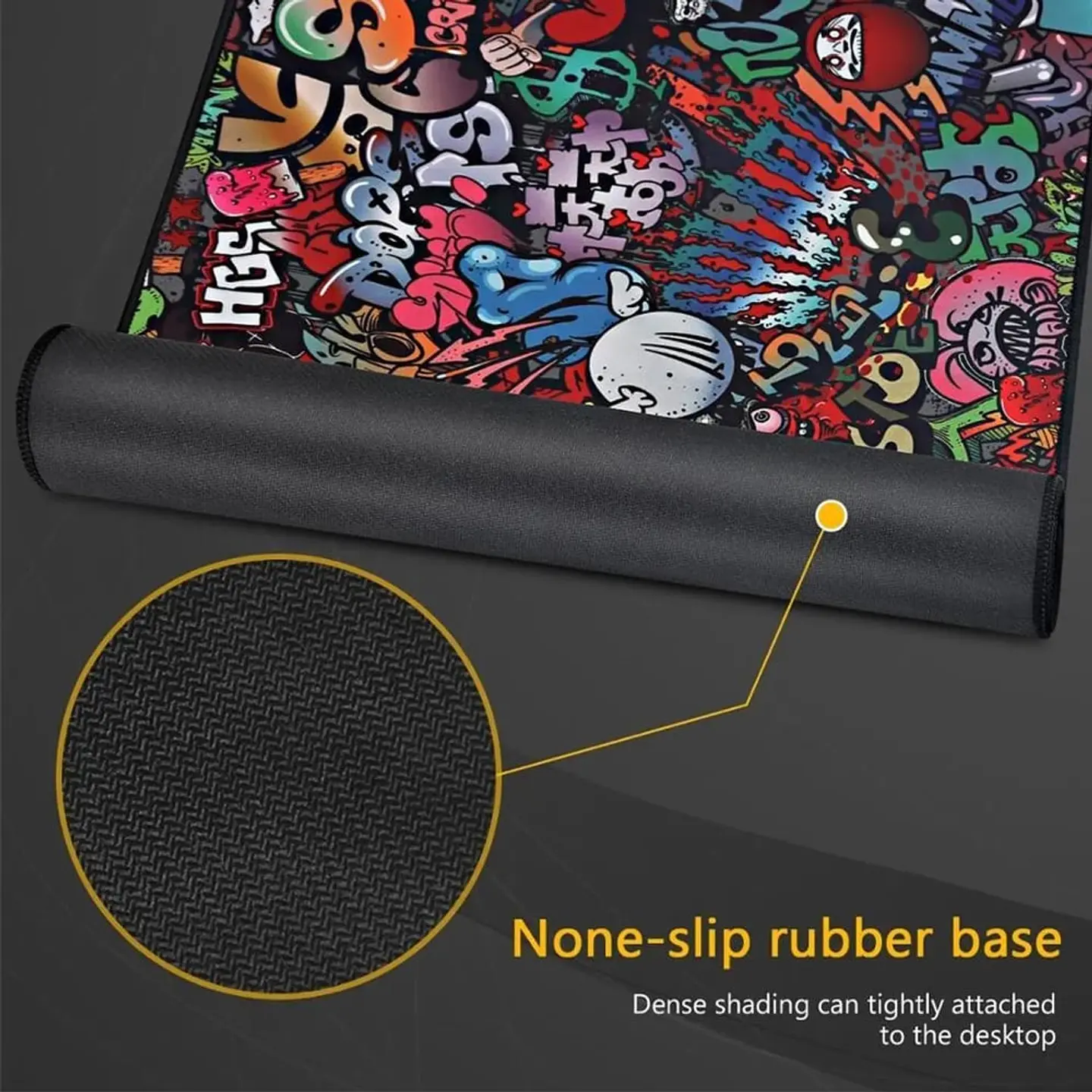 Mouse Pad Diseño Graffiti - XXL (90x40x2), DBMP011 3