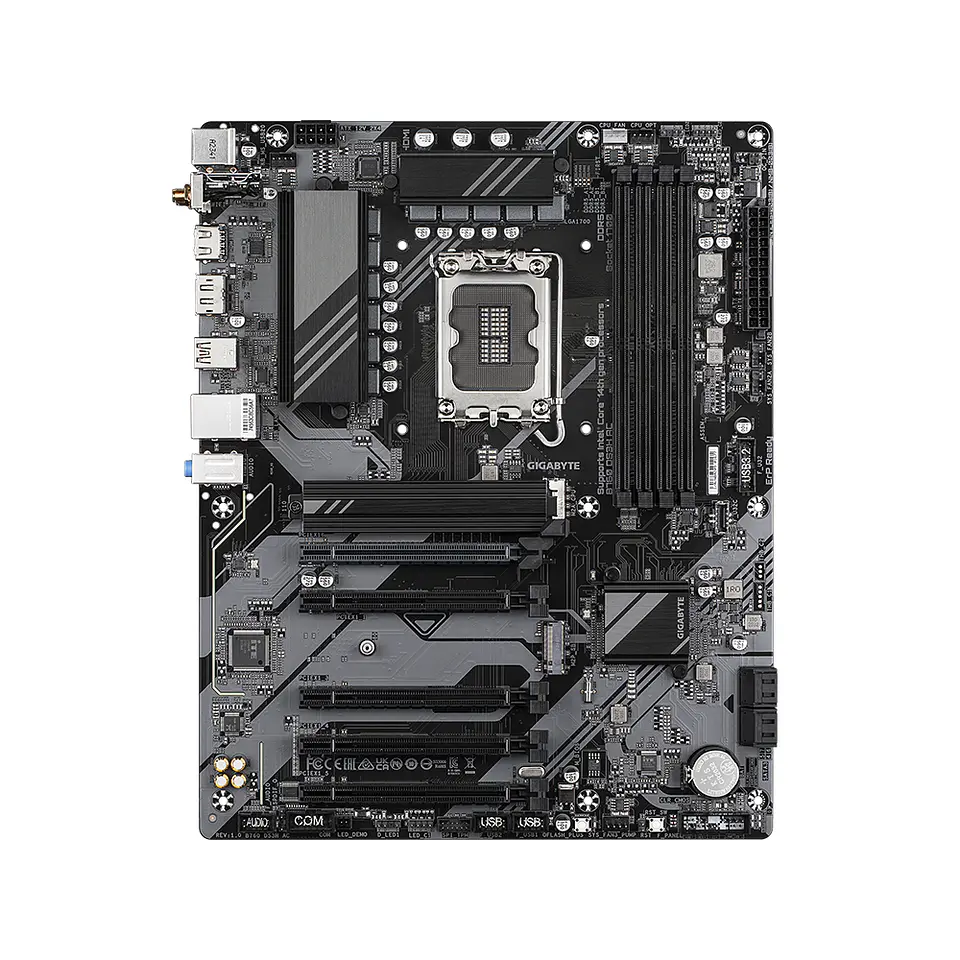 Placa Madre Gigabyte B760 DS3H AC, Intel LGA1700 4xDDR5, ATX 2