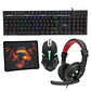 Kit 4 en 1 Monster Games Insertion K4125: Teclado + Audífonos + Mouse + Mousepad - thumbnail 1