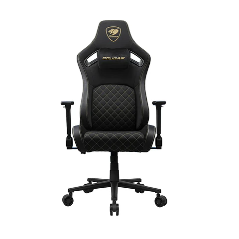 Silla Gamer Gougar Defensor Gold F, Brazos 4D 155°, Lumbar PushBack