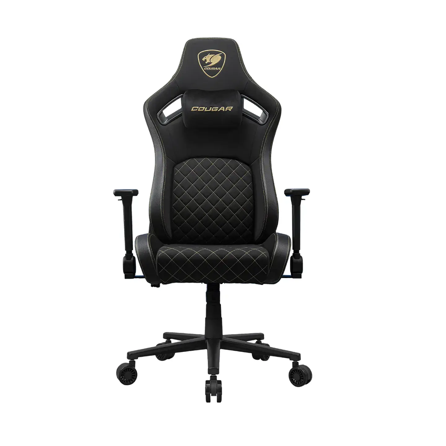 Silla Gamer Gougar Defensor Gold F, Brazos 4D 155°, Lumbar PushBack 1