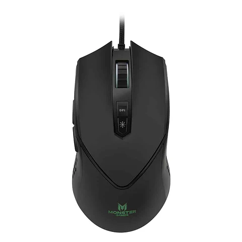 Mouse Monster Games Thunderstorm M5061 - 6400 DPI, 7 botones - RGB