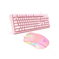 Pack Pink 4 en 1: Audífonos + Teclado + Mouse + Mousepad - thumbnail 2