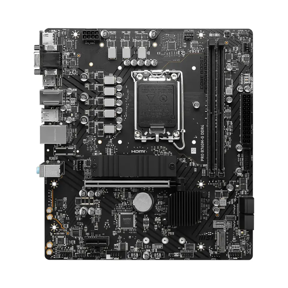 Placa Madre MSI PRO B760M-G DDR4 LGA 1700 M.2 MicroATX 2