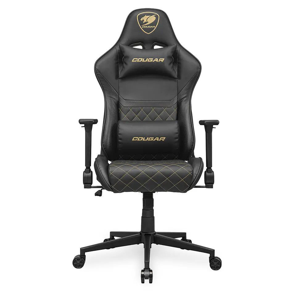 Silla Cougar Armor One V2, Brazos 4D, 120KG reales, Gold 1