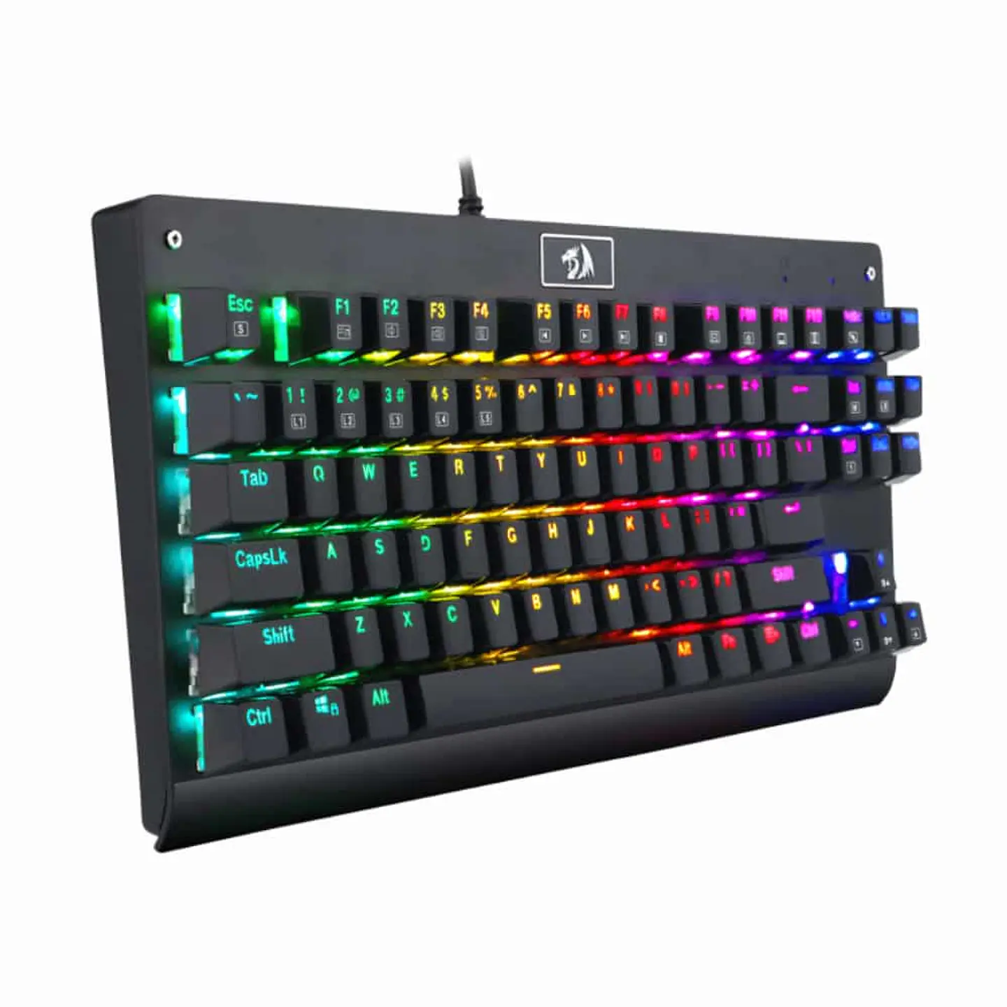Teclado gamer mecánico Redragon Dark Avenger K568RGB-SP 2