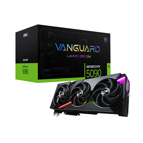 Tarjeta de Video MSI RTX 5090 32G VANGUARD SOC LAUNCH EDITION