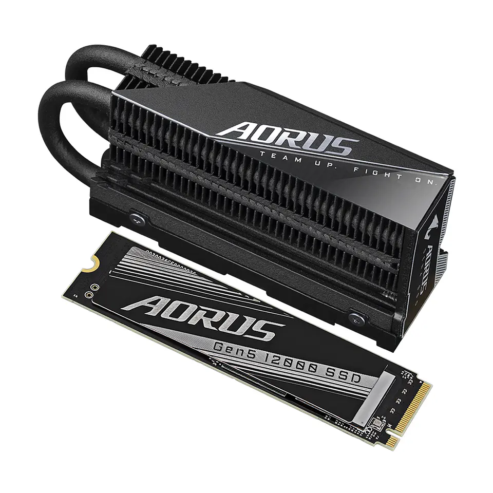 Unidad SSD Aorus Gen55 12000 2TB, PCIe 5.0 x4, up 11700MB/s 2
