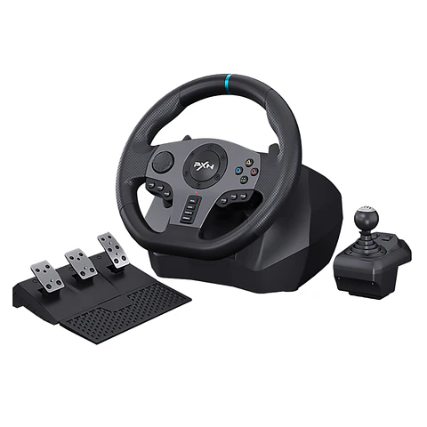 Volante para juegos Pxn V9 con pedales y palanca de cambio compatible PC/PS/Xbox