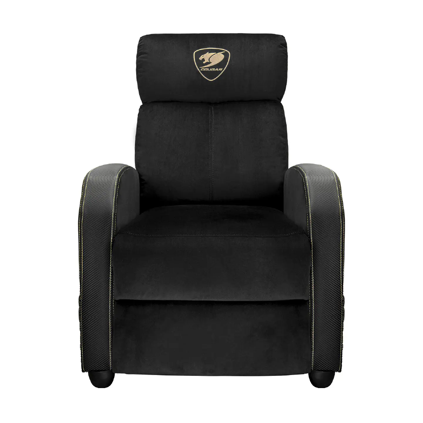 Sillón Gamer Cougar Ranger Elite Gold Terciopelo Reclinable 6
