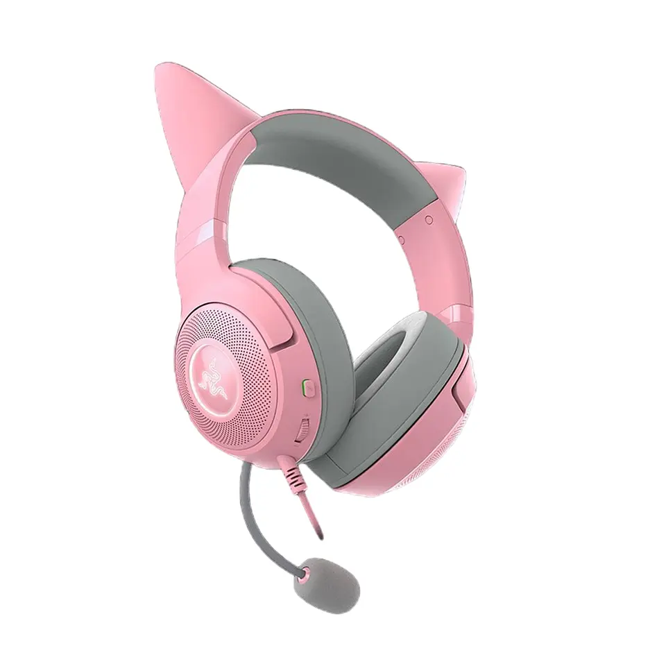 Audífonos Razer Kraken Kitty V2, USB, Chroma RGB, Quartz 3