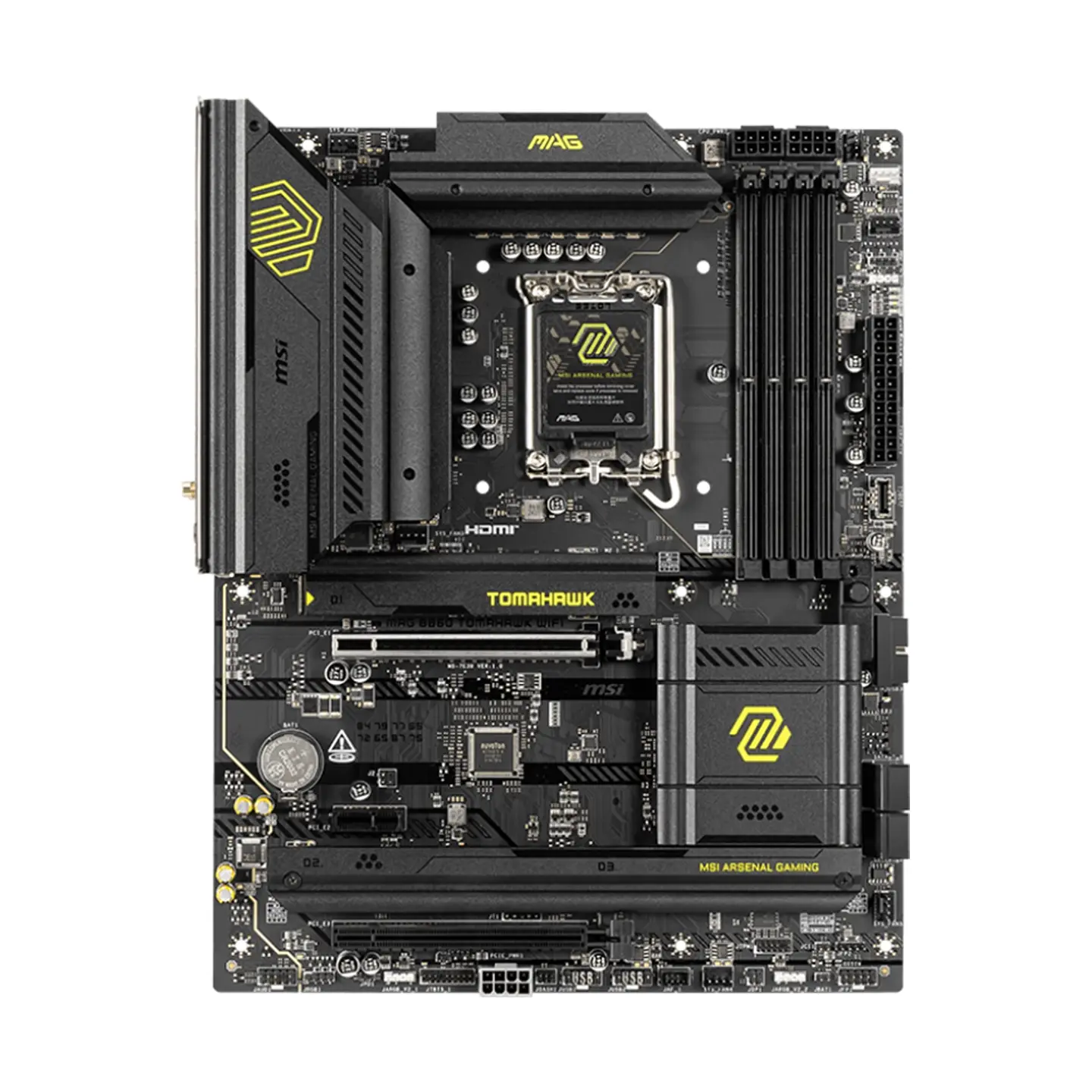 Placa Madre MSI MAG B860 Tomahawk Wi-Fi 7, LGA 1851, 4xDDR5 4