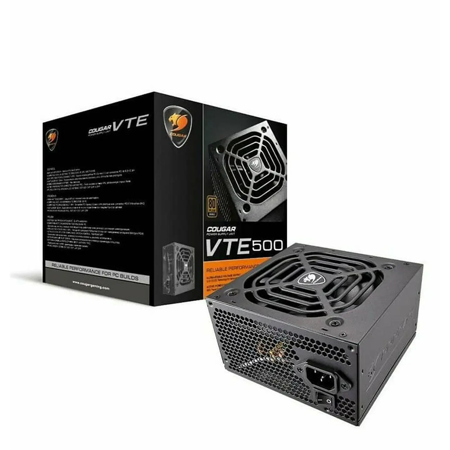 Fuente de Poder Cougar VTE500 (500W) 80 PLUS BRONZE 6
