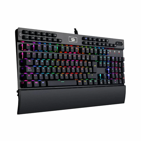 Teclado mecánico gamer Redragon Yama Black K550-SP