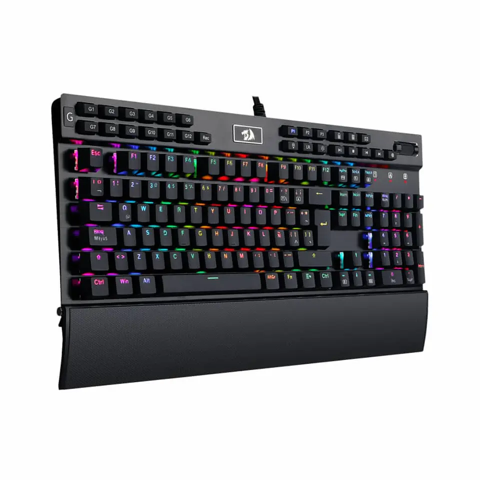Teclado mecánico gamer Redragon Yama Black K550-SP 2